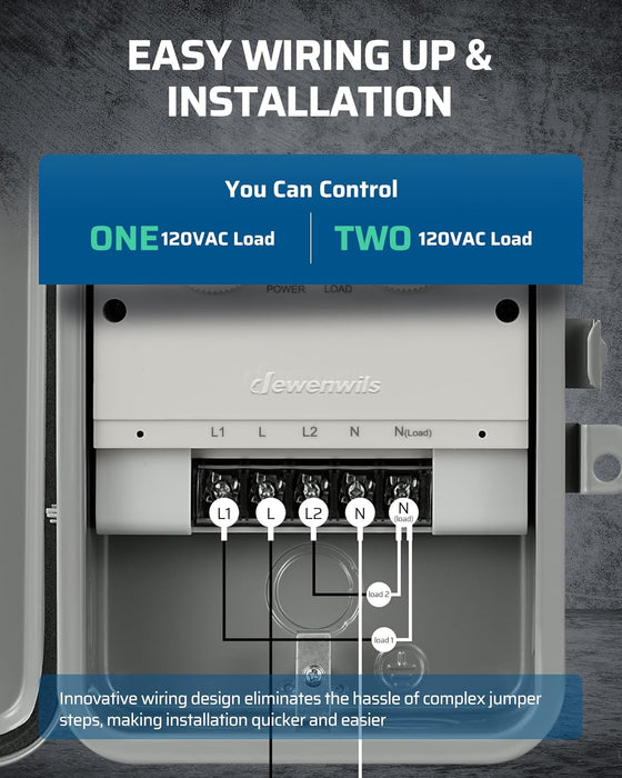 OUTDOOR DIGITAL POOL TIMER GRADO A