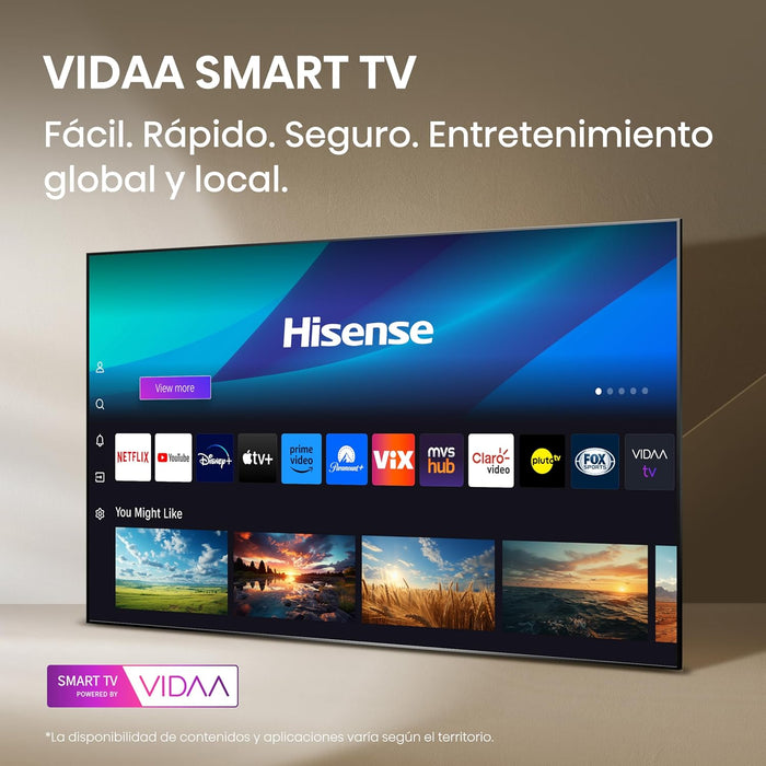 .HISENSE TELEVISION A4N(MODELO 2025) PANTALLA 40 PULGADAS, SMART VIDAA TV FHD, MODO DE JUEGO,DOLBY AUDIO, NOISE REDUCTION  GRADO A