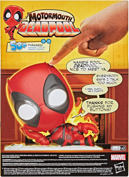 JUGUETE ELECTRÓNICO QUE HABLA DE DEADPOOL MOTORMOUTH