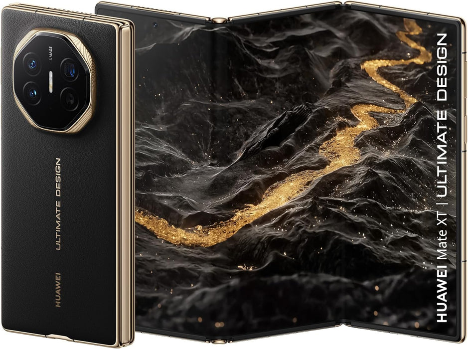 HUAWEI MATE XT ULTIMATE DESIGN 16GB + 1TB, CELULAR CON DISEÑO TRIPLE SÚPER DELGADO, CÁMARA XMAGE ULTRA APERTURE, PANTALLA HI-RES HUAWEI X-TRUE DE 10.2 PULGADAS, INNOVADORA FUNCIÓN MULTITAREA, NEGRO GRADO A (SELLADO)