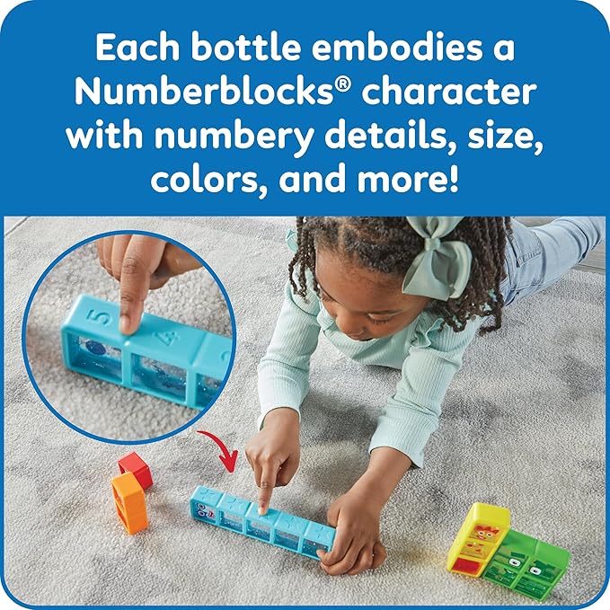 hand2mind Numberblocks One to Five Sensory Bottles GRADO B
