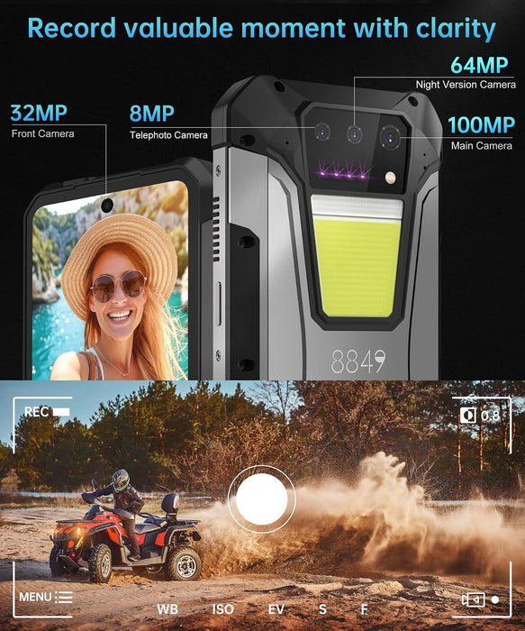 Smartphone Robusto 8849 Tank 2 Pro (Proyector Integrado, 24GB+512GB, Batería 23800mAh) | Grado A