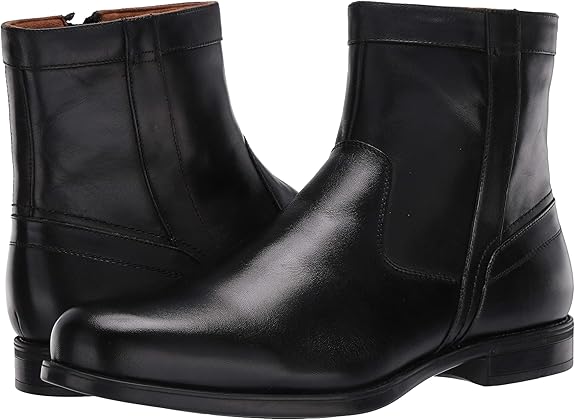 FLORSHEIM MEDFIELD - BOTAS CON CIERRE PARA HOMBRE, NEGRO, 9 M US GRADO B