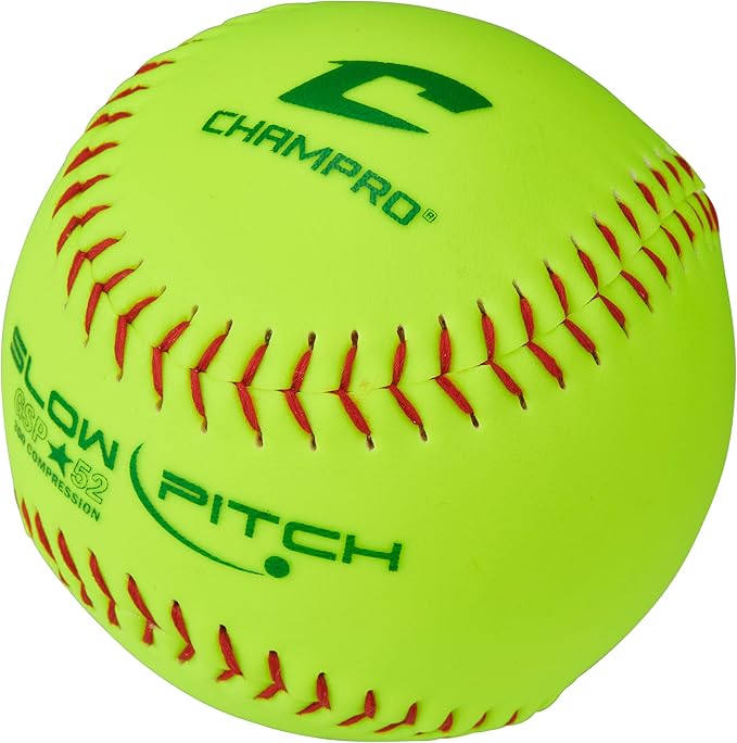 Champro ASA - Softbol de Lanzamiento Lento de 11 Pulgadas, Cubierta Durahide .52 Cor GRADO B