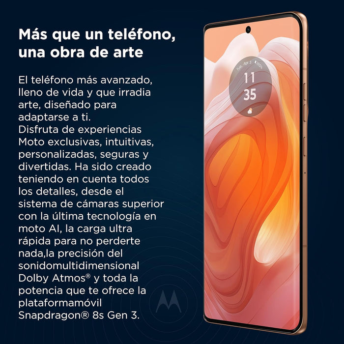 Motorola Edge 50 Ultra 5g 512 gb peach fuzz 16 gb ram Grado A