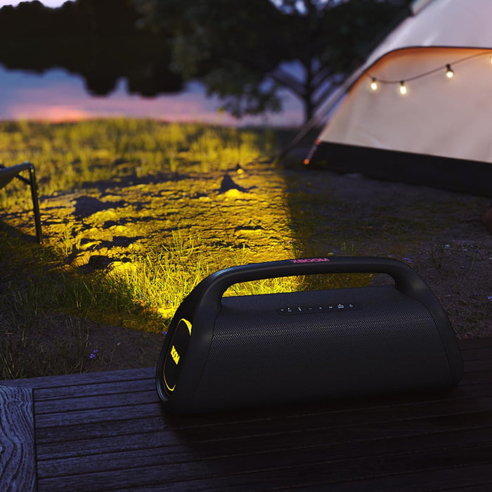 LG XBOOM GO XG9 | BOCINA BLUETOOTH PORTÁTIL HASTA 120W CON WOOFER 4.5 , TWEETER Y LIGHT STUDIO | SONIDO ENVOLVENTE Y BATERÍA DE LARGA DURACIÓN | RESISTENTE AL AGUA Y POLVO IP67 GRADO A