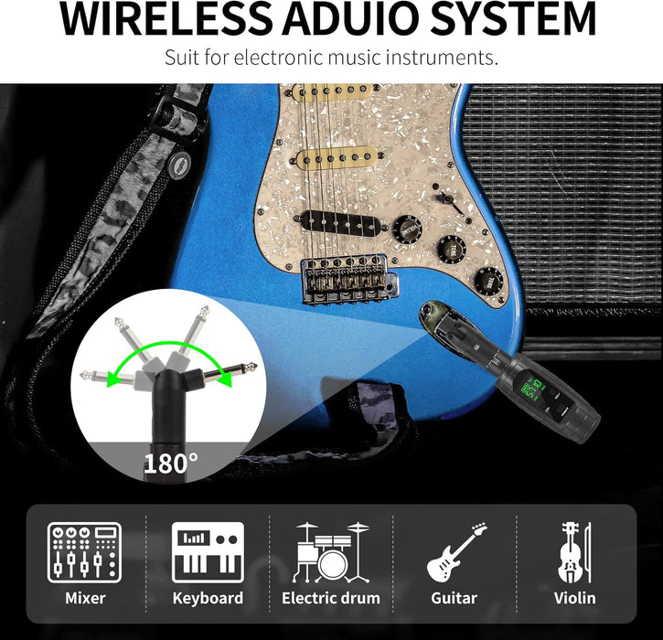 XTUGA UHF Sistema de Microfono Inalambrico XLR Transmisor y Receptor Grado A