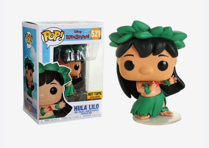 FUNKO POP LILO Y STITCH HULA LILO 521 - GRADO B