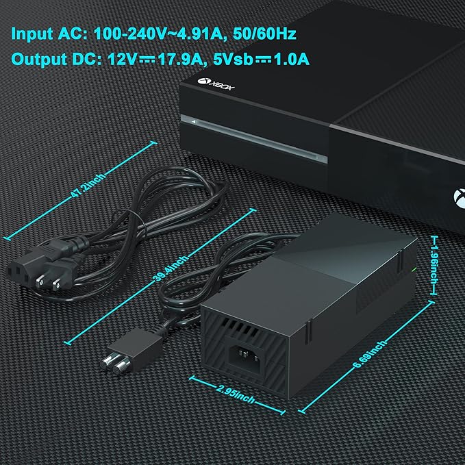 Ladrillo De Fuente De Alimentacion Para Xbox One Compatible GRADO B