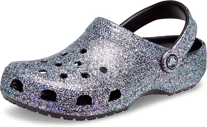 CROCS CLASSIC PLATFORM OMBRE GLITTER CLOG, MUJER GRADO B
