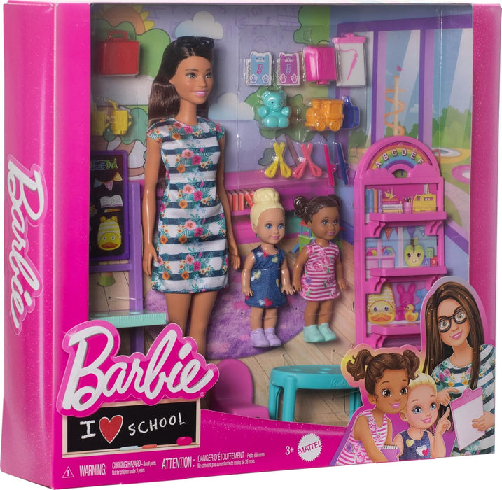 BARBIE SET DE JUEGO PRIMER DIA DE CLASES MULTICOLOR GRADO B