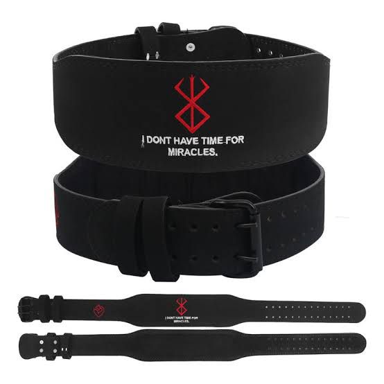 Faja cinto para gym y straps hebilla fresafit berserk
