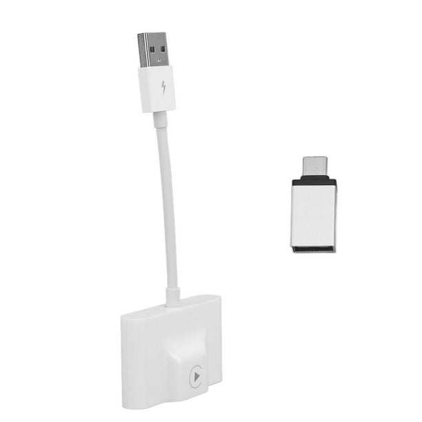 adaptador carplay inalámbrico blanco auto dongle para iphone591 GRADO B