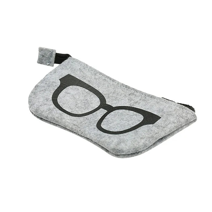 Bolsa De Fieltro Suave Para Gafas De Sol De Moda