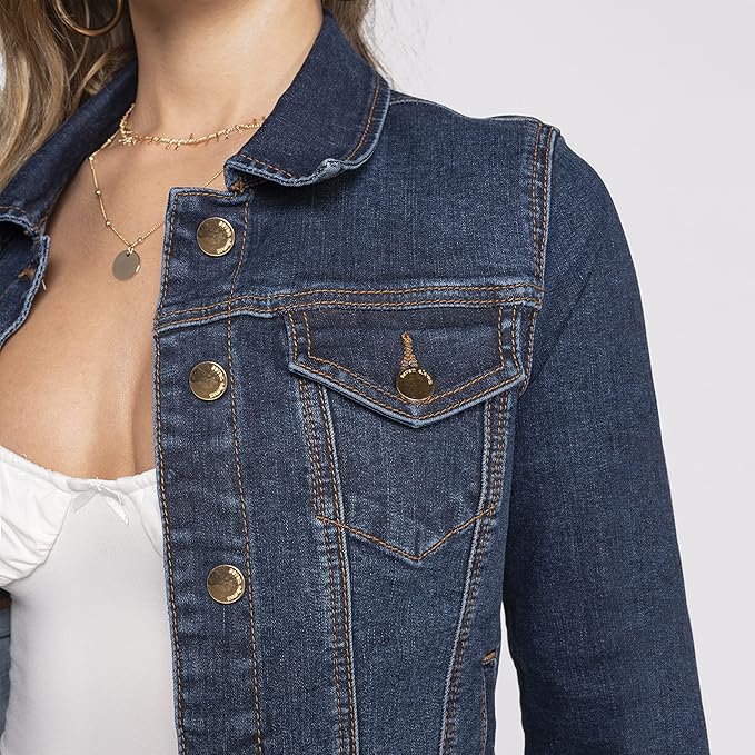 seven jeans chamarra mezclilla dama  4192stob TALLA XS GRADO B