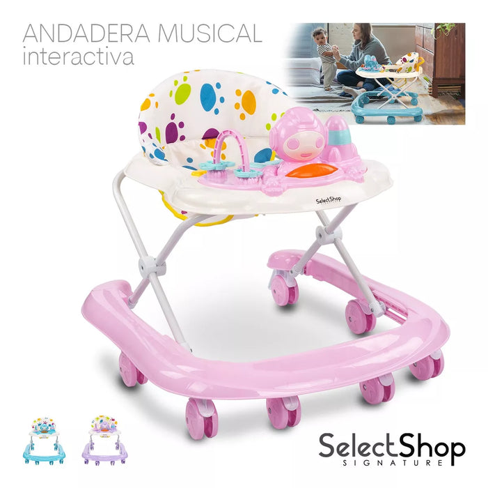 andaderas para bebe interactiva musical portatil pleglable GRADO B
