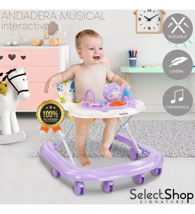 andaderas para bebe interactiva musical portatil pleglable GRADO B