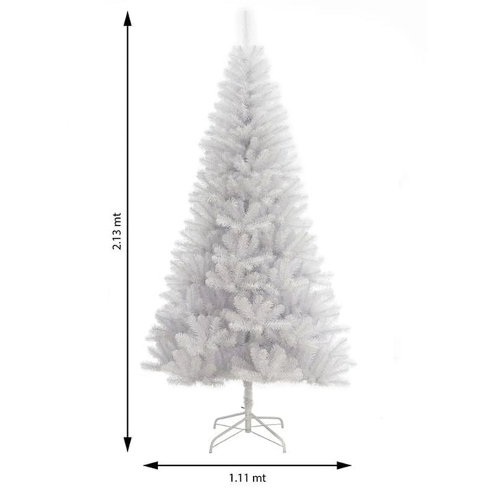 Arbol Pino Navidad 2.1 M Artificial Color Blanco GRADO B