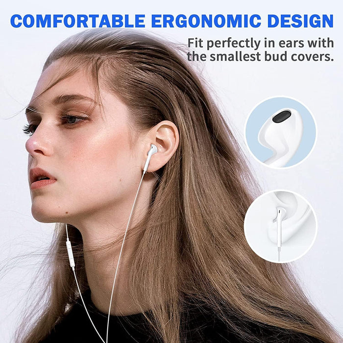 audãfonos alambricos in-ear audifonos tipo c para samsung/huawei/xiaomi on tipo-c blanco jeeyee GRADO B