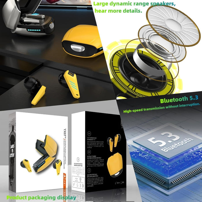Audifonos In ear Gamer Inalambricos Auriculares Bluetooth GRADO B