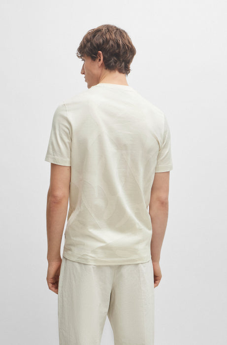 playera boss para hombre de algodãón estampado en dos tonos 417 GRADO B