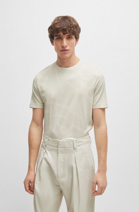 playera boss para hombre de algodãón estampado en dos tonos 417 GRADO B