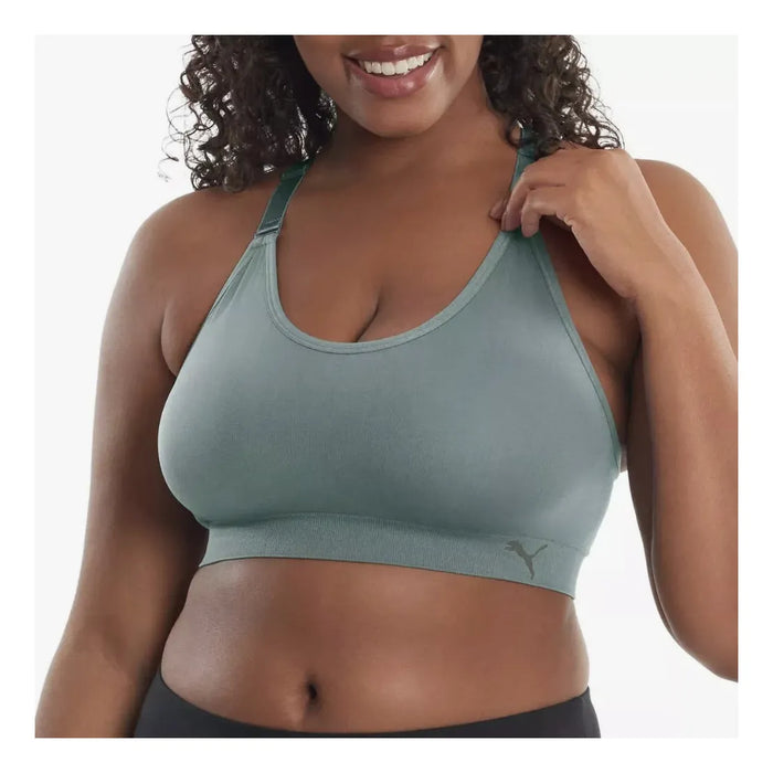 top puma brasier ejercicio copas removibles 3pz 100% origina 1662 grado B