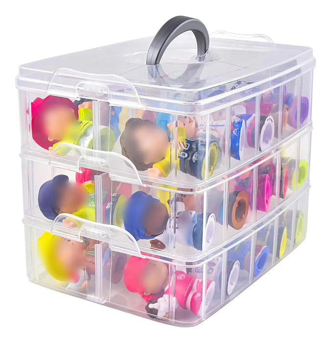 Caso compatible con Fisher-Price for Little People Collector Figuras, Toy Storage Organiz Xuerdon Xuerdon Grado B