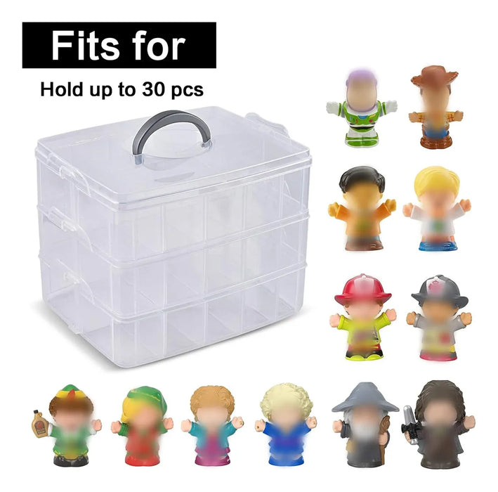 Caso compatible con Fisher-Price for Little People Collector Figuras, Toy Storage Organiz Xuerdon Xuerdon Grado B