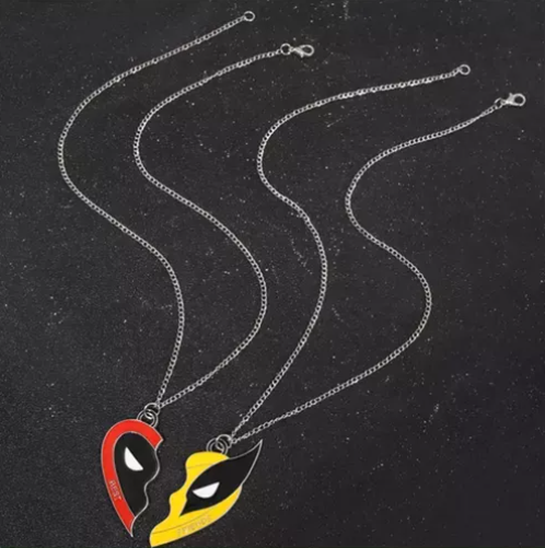 Collar MagnÃƒÂ©tico Amistad Deadpool+wolverine  Mejores Amigos 6807