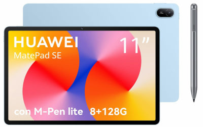 TABLET HUAWEI MATEPAD SE 11 WIFI 8+128GB AZUL CON LÁPIZ COLOR AZUL CLARO GRADO B