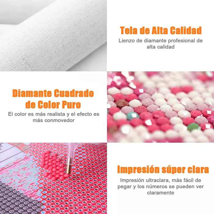 Cuadro De Pintura De Diamantes 30*30cm 5d Para Casa, 2 Piezas Labubu Regalos Para NiÃ±os Aplicar, Diamante, Tira De Cera Bonito Set De Pintura Con Diamantes GRADO B