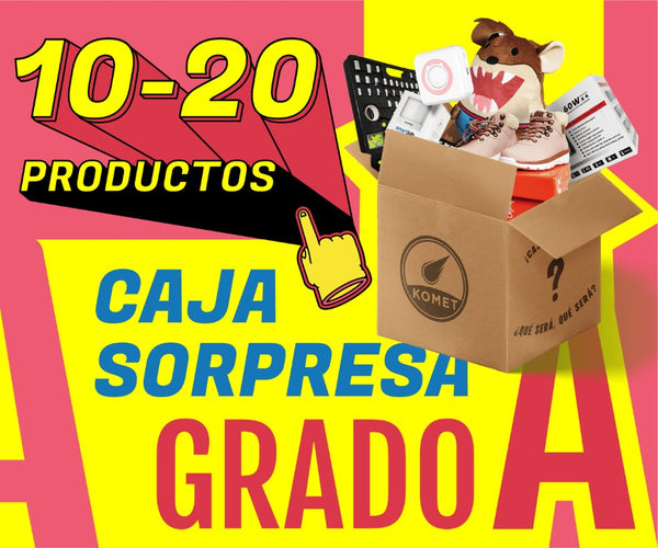 Caja Sorpresa de Liquidación Jumbo - Grado A (10-20 productos) - TiendaKomet México