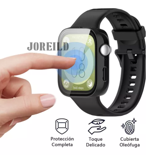 correa silicón premium para huawei watch fit 3 case con mica