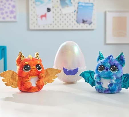 hatchimals alive huevo draggle, juguete ninas interactivo GRADO B