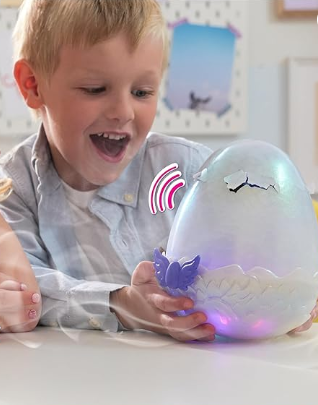 hatchimals alive huevo draggle, juguete ninas interactivo GRADO B
