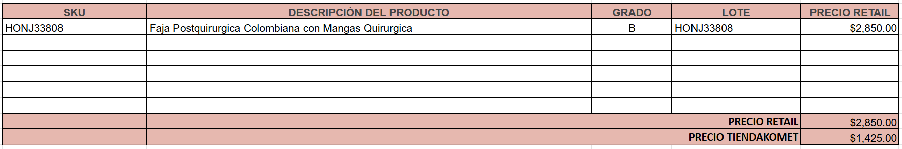 faja postquirurgica colombiana con mangas quirurgica-rocio 1600