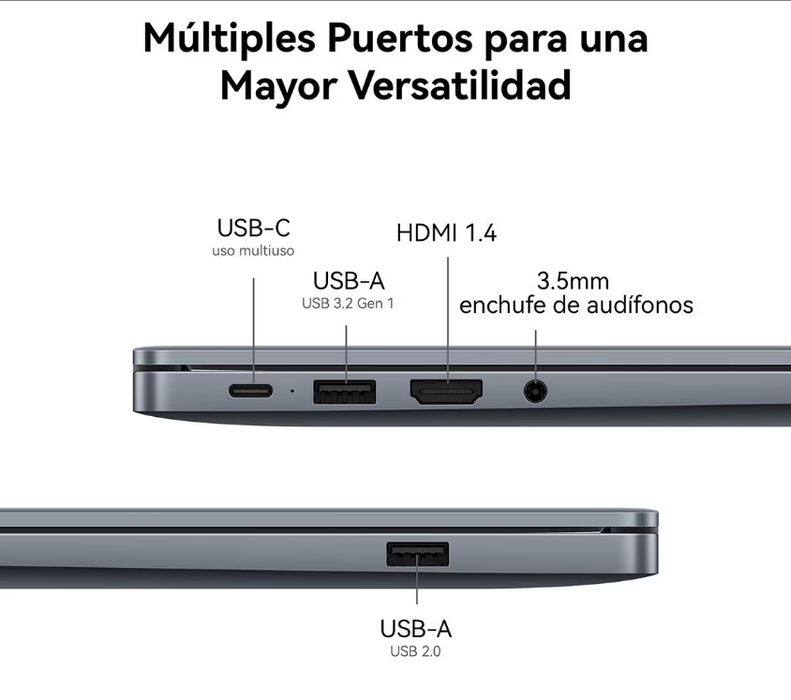Notebook Huawei Matebook D16 16  Color Gris 16gb De Ram 1 Tb Intel Core I5 13420h