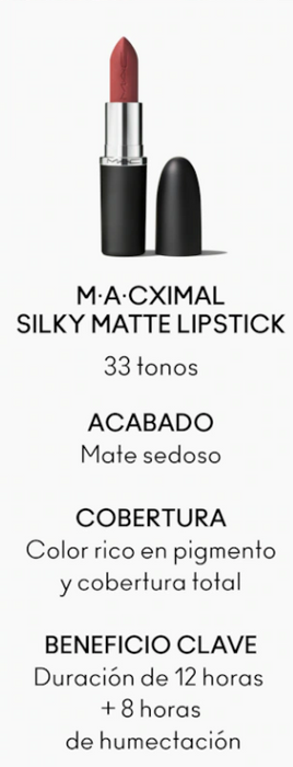 Labial Matte Con Acabado Sedoso Mini Mac Matte Lipstick