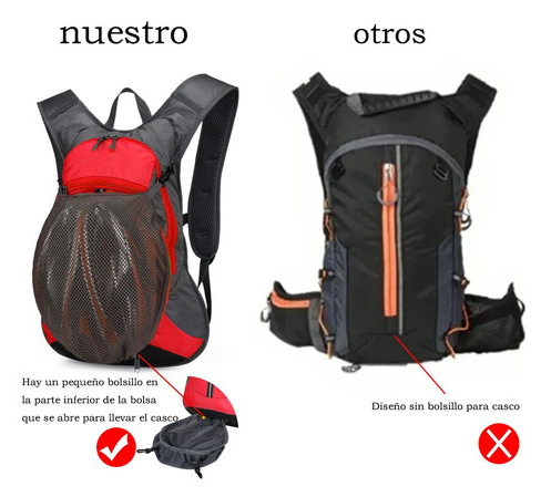 Mochila Hidratacion Ciclismo Hiking Impermeable GRADO A