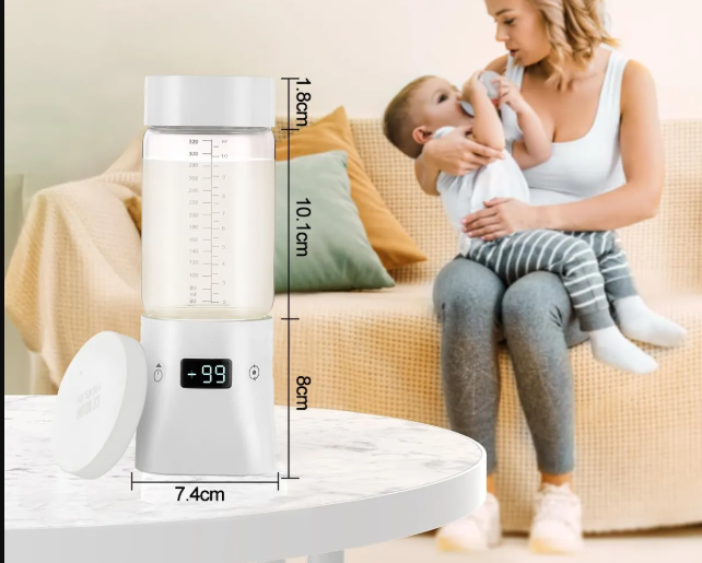 CALENTADOR DE LECHE PORTÁTIL INALÁMBRICO CON TEMP GRADO B