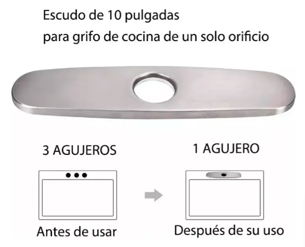 Tapa Del Orificio Del Grifo De La Cocina Placa De Cubierta 1 GRADO A