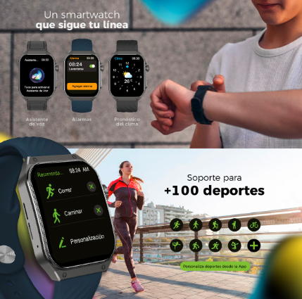 BINDEN SMARTWATCH ERA DAY LINE AMOLED CURVO "GRADO B"