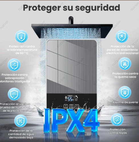 5000W CALENTADOR AGUA ELECTRICOS BOILER INSTANTÁNEO DE PASO GRADO B
