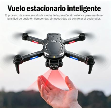 MINI DRON V888 8K PROFESIONAL DUAL CÁMARA, FPV 2.4GHZ, NEGRO GRADO B