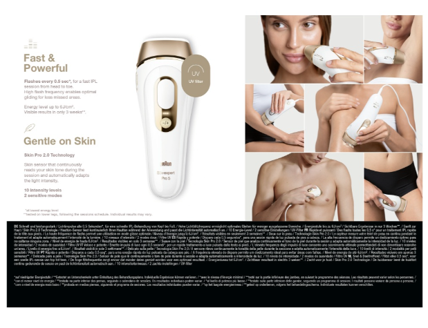 BRAUN SILK-EXPERT PRO 5 IPL PL5052 - DEPILADO GRADO B