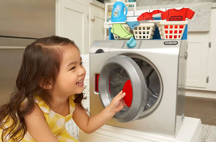 PRIMERA LAVADORA-SECADORA TOY LITTLE TIKES CO GRADO A