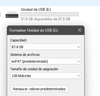 MEMORIA MICROSD BLUEMOS (87GB-128GB) FULL HD CLASE 10 (COMPATIBLE NINTENDO SWITCH) GRADO B