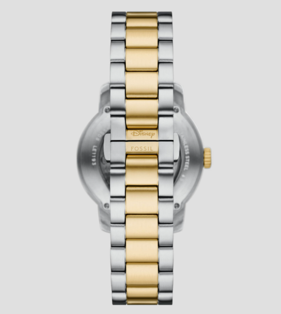 RELOJ DE GOLF DISNEY MICKEY MOUSE LE1193 UNISEX FOSSIL DORADO/PLATEADO DORADO BLANCO       GRADO B