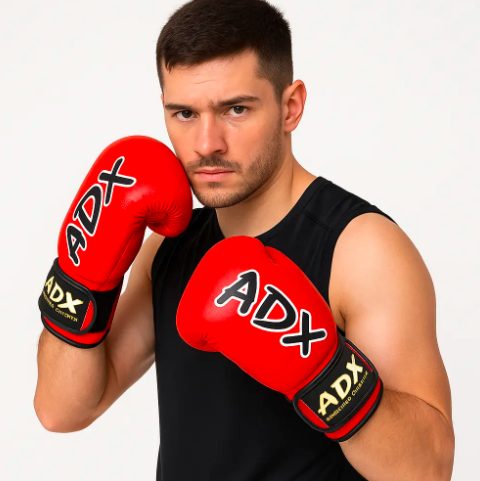 GUANTES DE BOX PRISMA ROJO 3 ADX 14 OZ ROJO GRADO B